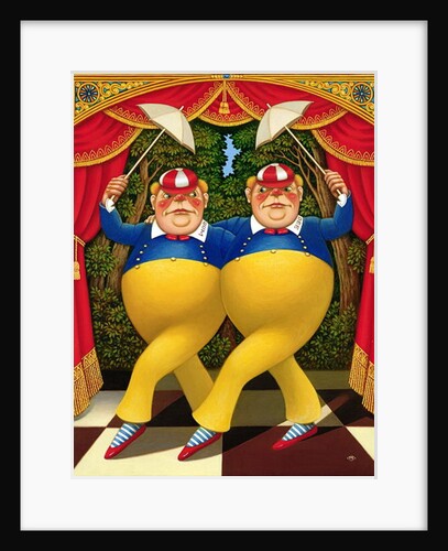 Tweedledum and Tweedledee, 1998 by Frances Broomfield