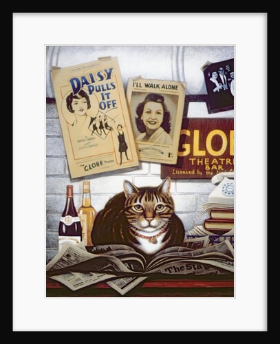 Beerbohm, the theatre cat by Frances Broomfield