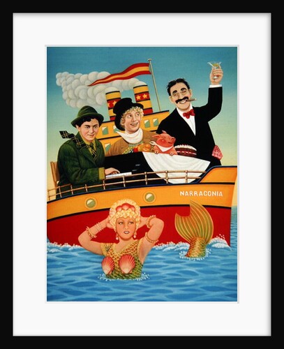 Three Men in a Tub, 1994 by Frances Broomfield