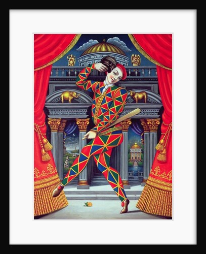 Harlequin at the Gates of Horn and Ivory, 2007 by Frances Broomfield