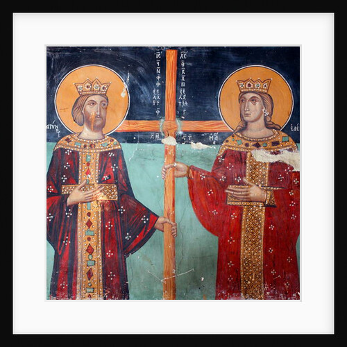 Emperor Constantine and his mother Helene by Anonymous