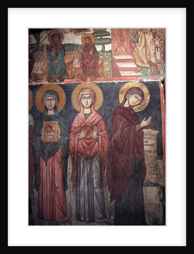 St Paraskeve, St Marina, and the Virgin Mary Timios Stavros tou Agiasmati church by Anonymous