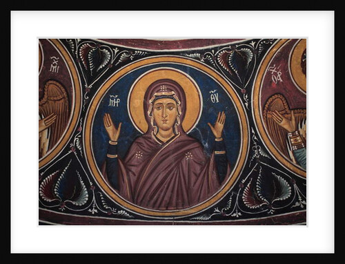 The virgin Mary Medallion around Christ and the Last Judgement by Anonymous