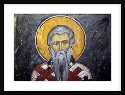 Saint Iraklion Byzantin fresco by Anonymous