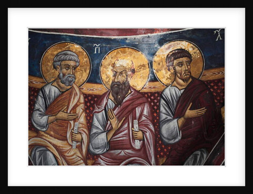 Apostles representation around Christ and the Last Judgement by Anonymous