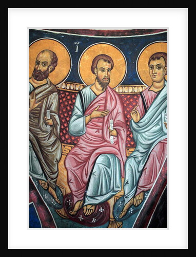 Apostles representation around Christ and the Last Judgement by Anonymous