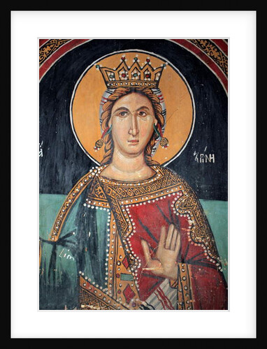 Byzantine fresco by Anonymous