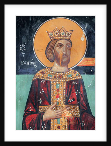 Byzantine fresco by Anonymous