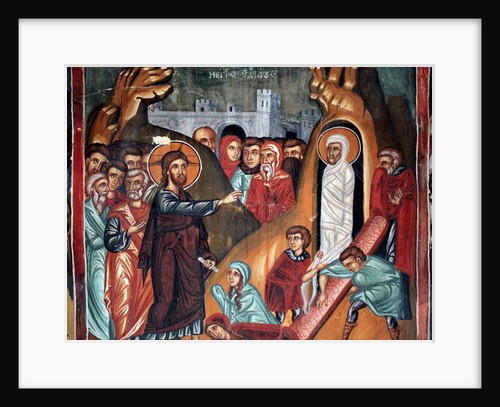 Episodes of Jesus Christ's life: the raising of Lazarus, 15th century by Anonymous