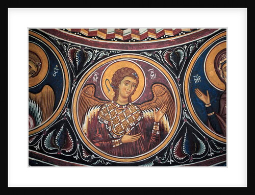 Michael Archangel Medallion around Christ and the Last Judgement by Anonymous