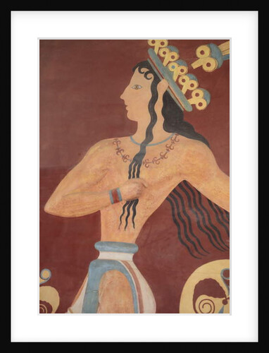 Prince of the Lilies fresco by Minoan Minoan