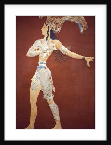 Prince of the Lilies fresco by Minoan Minoan