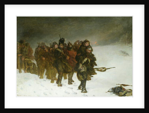 On the March from Moscow, 1873 by Laslett John Pott