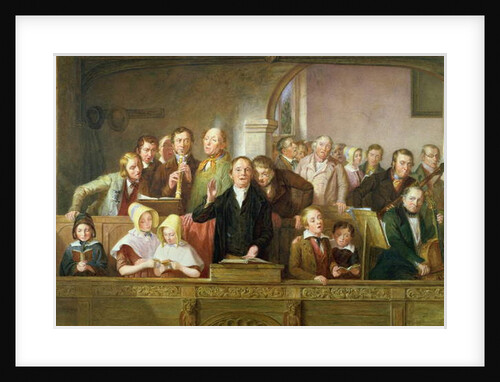 A Village Choir by Thomas Webster