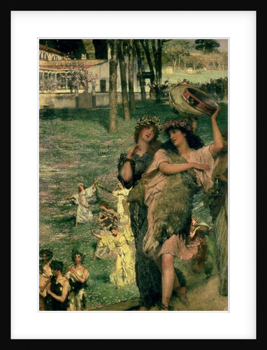 On the Road to the Temple of Ceres: A Spring Festival, 1879 by Lawrence Alma-Tadema