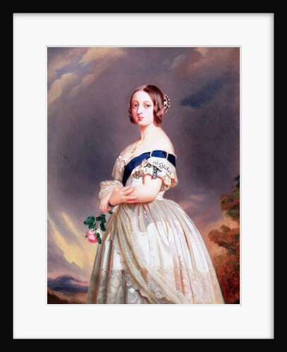 Queen Victoria 1842 by Franz Xaver Winterhalter