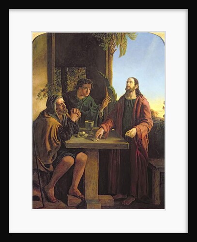 Christ at Emmaus by James Smetham