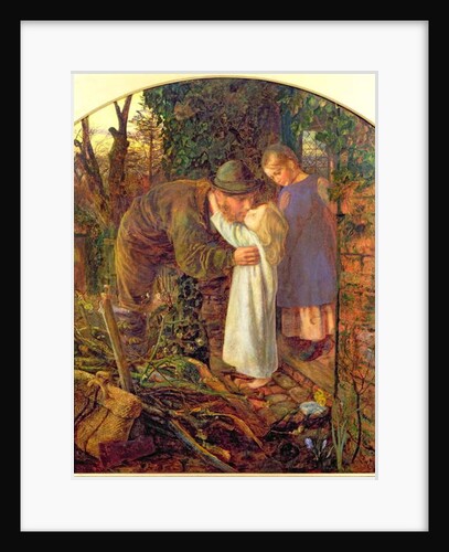 Home from work, 1861 by Arthur Hughes