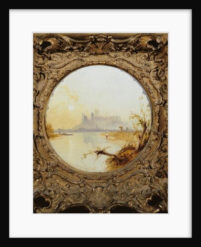 A View of Windsor Castle from the Thames by James Baker Pyne