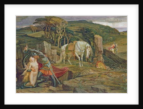 The Laidly Worm of Spindleston Heugh, 1881 by Walter Crane