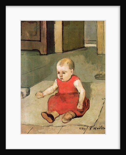Little Hector on the floor, 1889 by Ferdinand Hodler