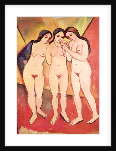 Three Naked Girls by August Macke