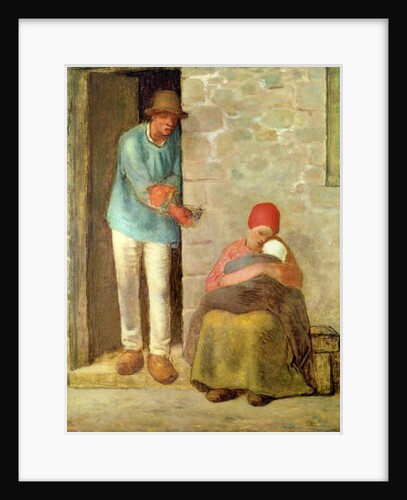 Nourishment, 1858 by Jean-Francois Millet