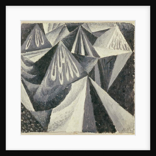 Cubo-Futurist Composition in Grey and White, 1916 by Alexander Bogomazov