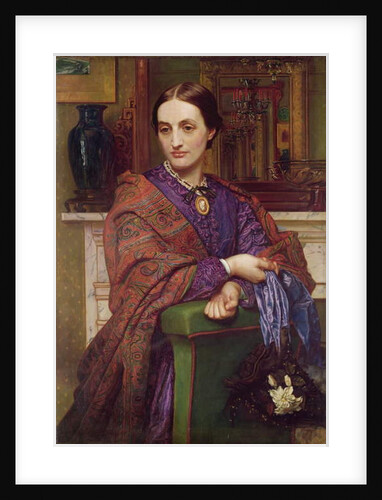 Portrait of Fanny Holman Hunt 1866-68 by William Holman Hunt