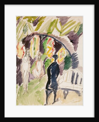 Divan 1912-14 by Ernst Ludwig Kirchner