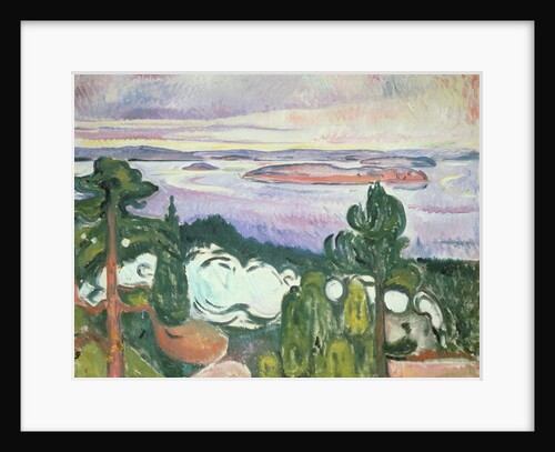 Oslofijord - Northern Beach 1910 by Edvard Munch