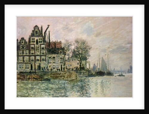 The Port of Amsterdam, c.1873 by Claude Monet