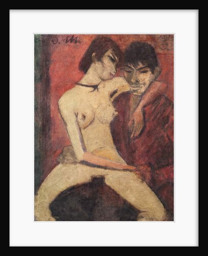 Seated Gipsy Lovers, 1922 by Otto Muller or Mueller