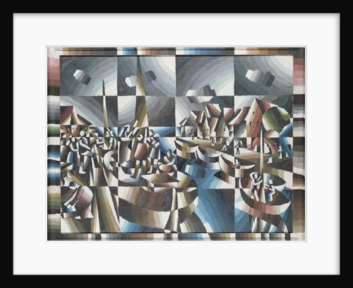 Harbour Picture, 1921 by Arthur Segal