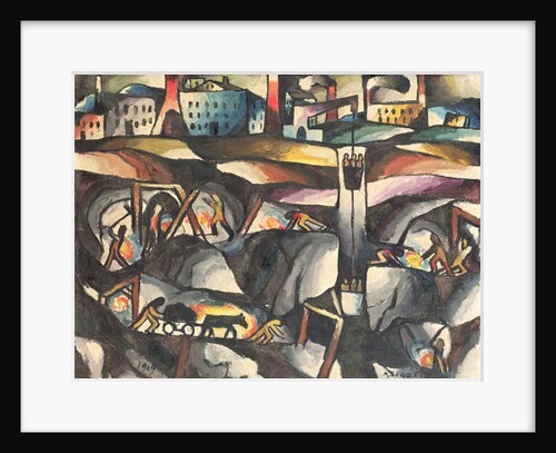 Mining, 1919 by Arthur Segal