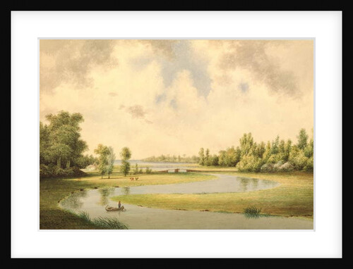 West River, New Haven, Connecticut, c.1854-60 by Benjamin H. Coe