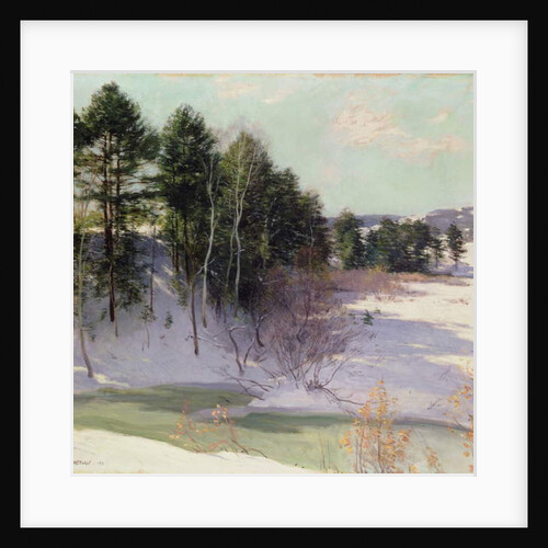 Thawing Brook 1911 by Willard Leroy Metcalf