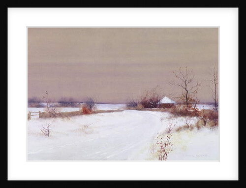 Snow Scene in Country, c.1890 by Bruce Crane