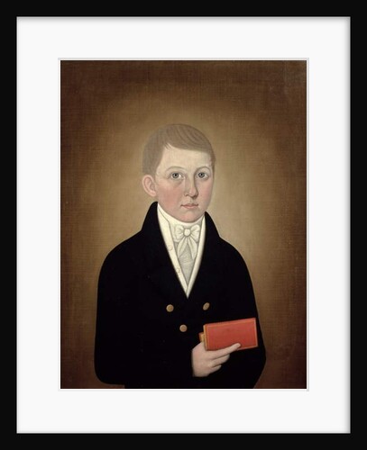 Boy Holding a Book, c.1810 by John Brewster