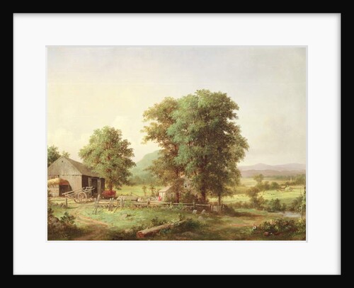 Summer Landscape, 1862 by George Henry Durrie