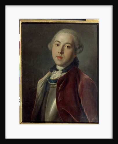 Portrait of Count Alexander Mihailovich Galitzine, 18th century by Pietro Antonio Rotari