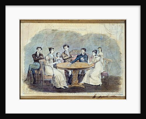 The Galitzines, 1820 by Russian School