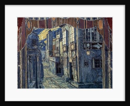 Set Design for 'The Barber of Seville', by Gioachino Rossini, 1924 by Aleksandr Jakovlevic Golovin