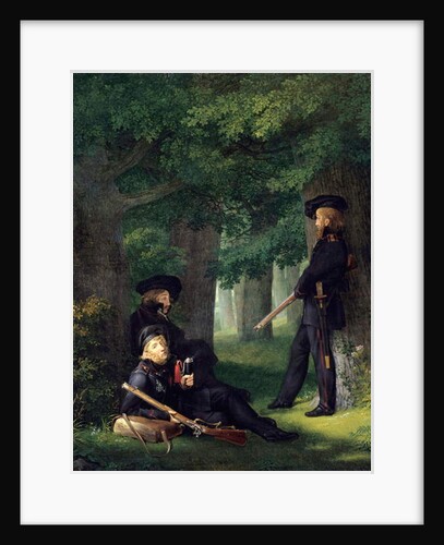 Outpost Duty, 1815 by Georg Friedrich Kersting