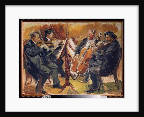 The Czech Quartet of the composer Sergei Taneyev, 1912 by Michail Fyodorovich Shemyakin