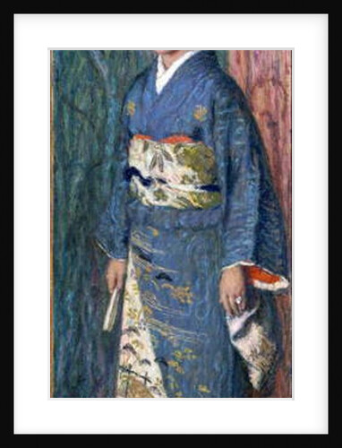 Portrait of a Japanese woman in a kimono, or Madame Kuroki, 1922 by Edmond-Francois Aman-Jean