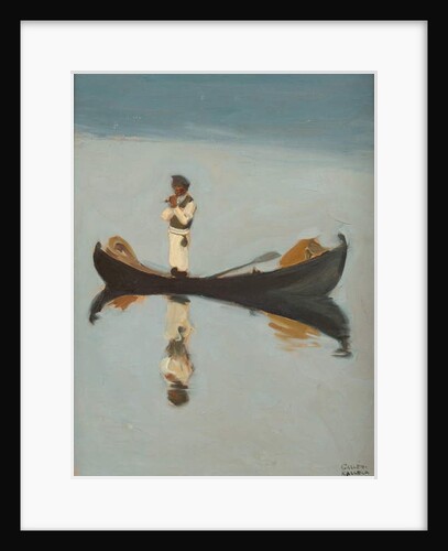 Man fishing, 1908 by Akseli Valdemar Gallen-Kallela