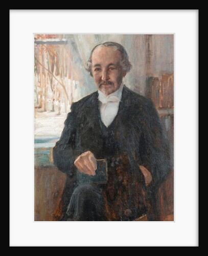 Portrait of the poet Zachris Topelius, 19th century by Albert Gustaf Aristides Edelfelt