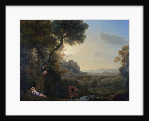 Landscape with Narcissus and Echo, 1644 by Claude Lorrain (1600-82)