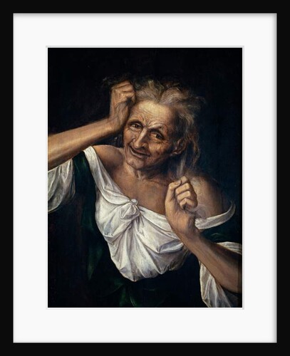 Old Woman Tearing at her Hair, 1525-30 by Quentin Massys or Matsys
